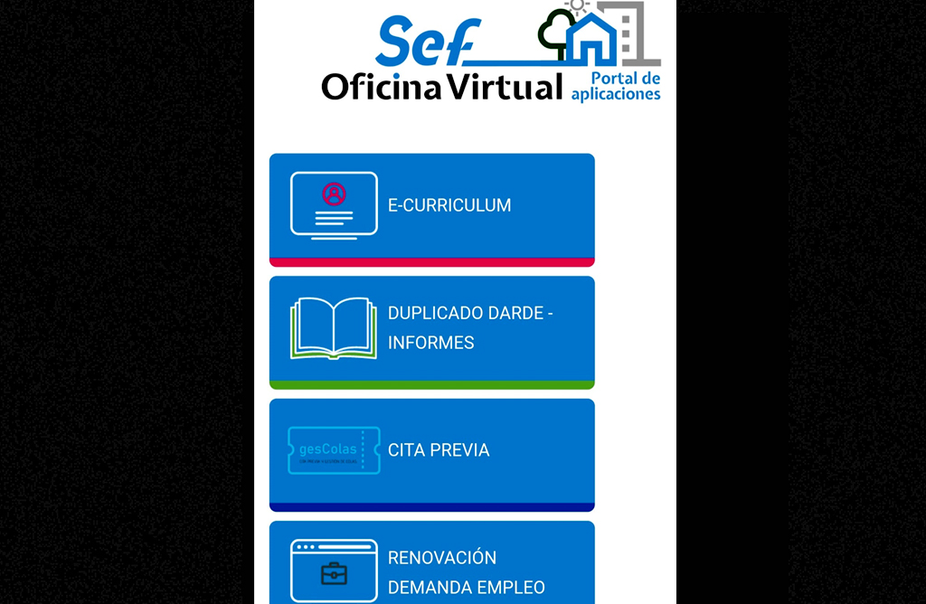 El SEF pone en marcha una nueva oficina virtual para facilitar la realizacin de trmites online